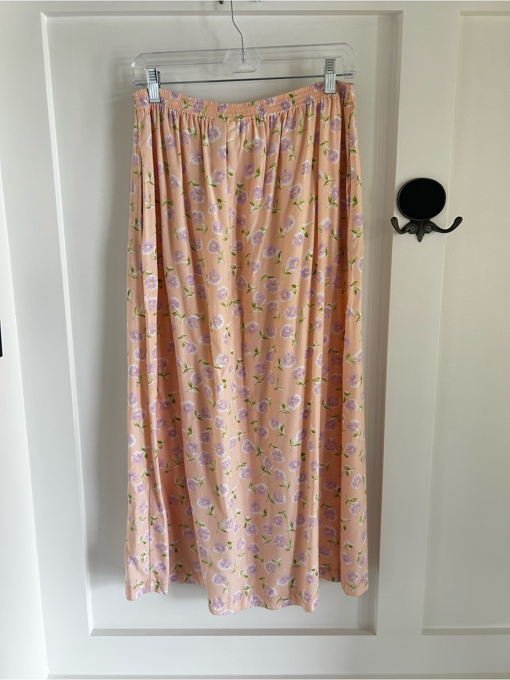 Vintage pastel floral midi skirt - Picture 5 of 6